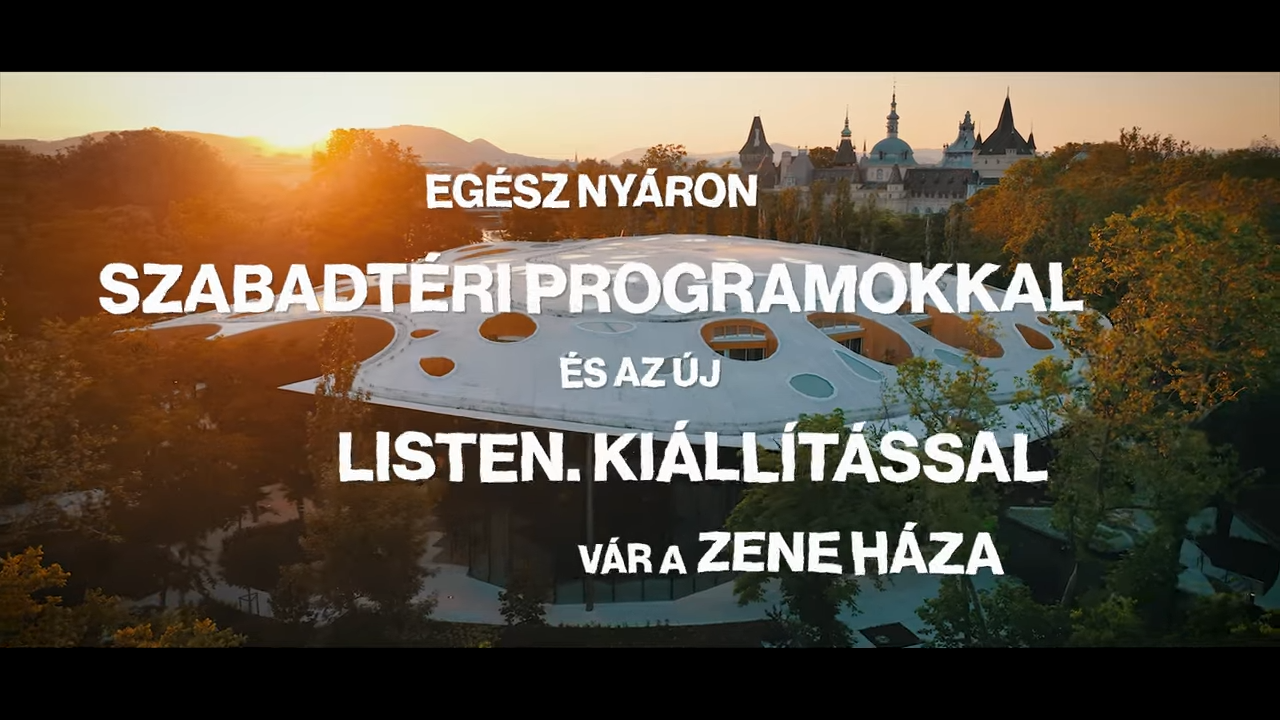 Szabadtéri szezon a Zene Házában! #2025