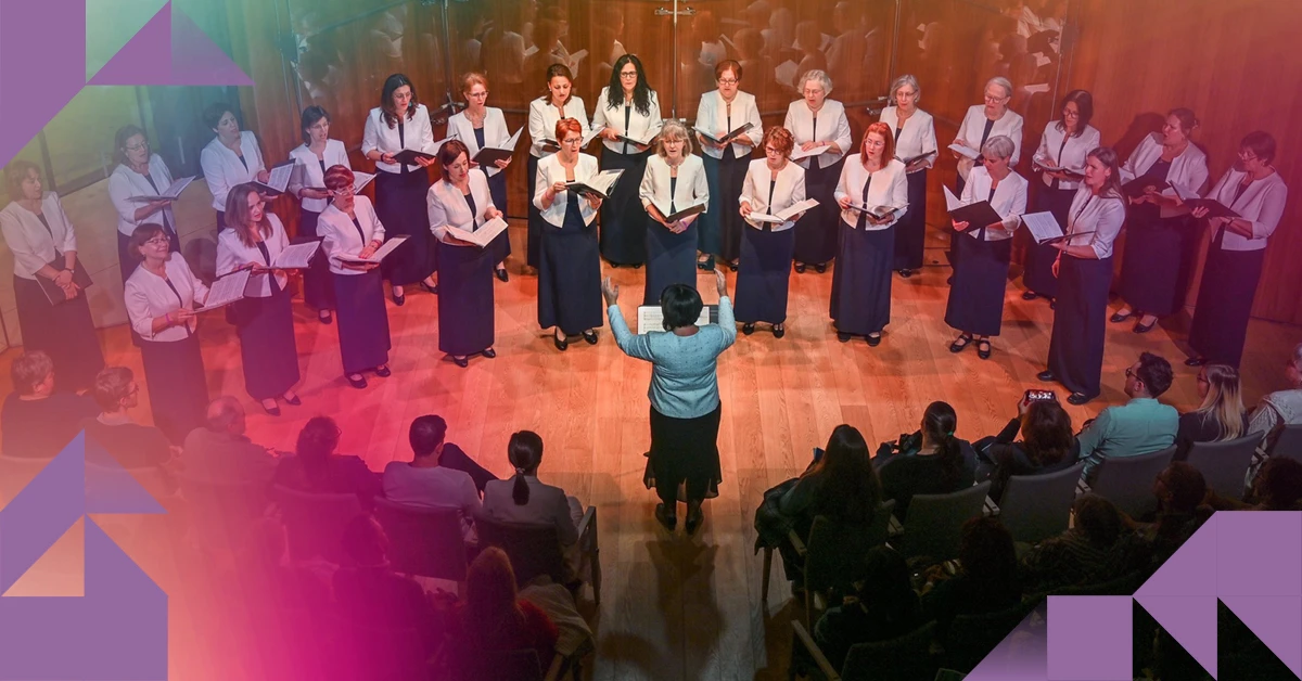 Adventi közös éneklés a Gizella Nőikarral