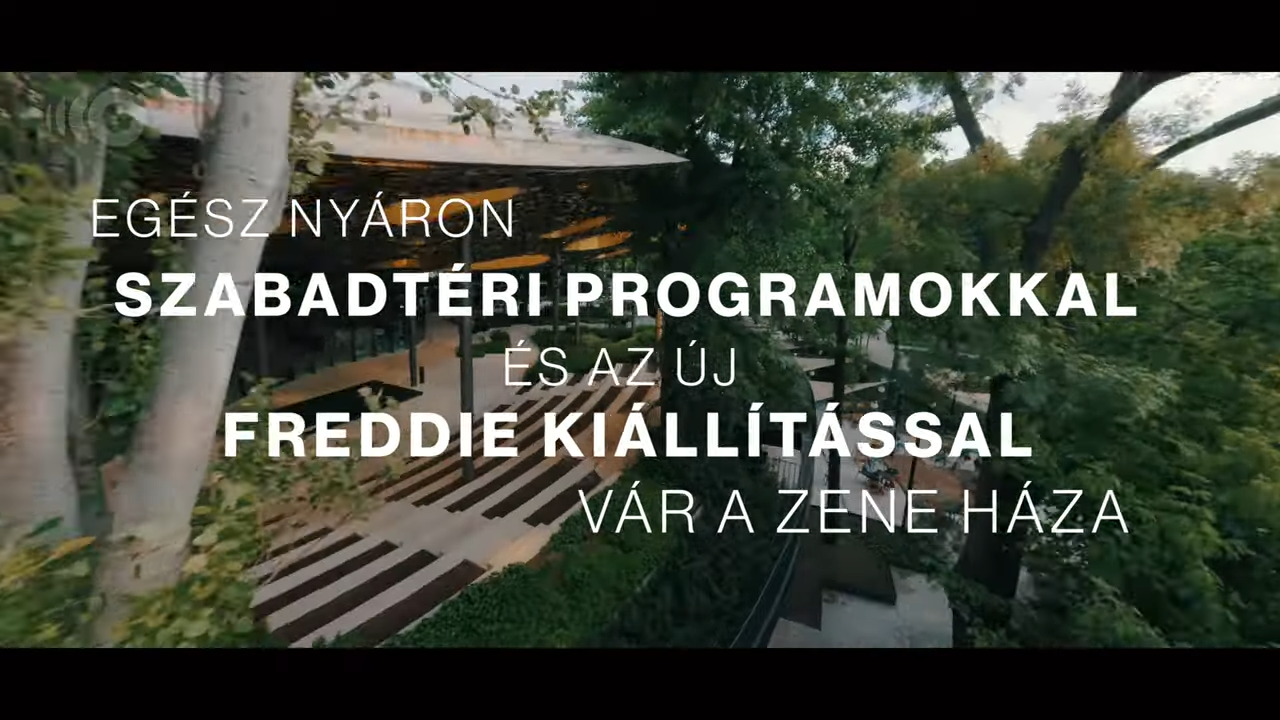 Májustól szeptemberig szabadtéri szezon a Zene Házában! #2026